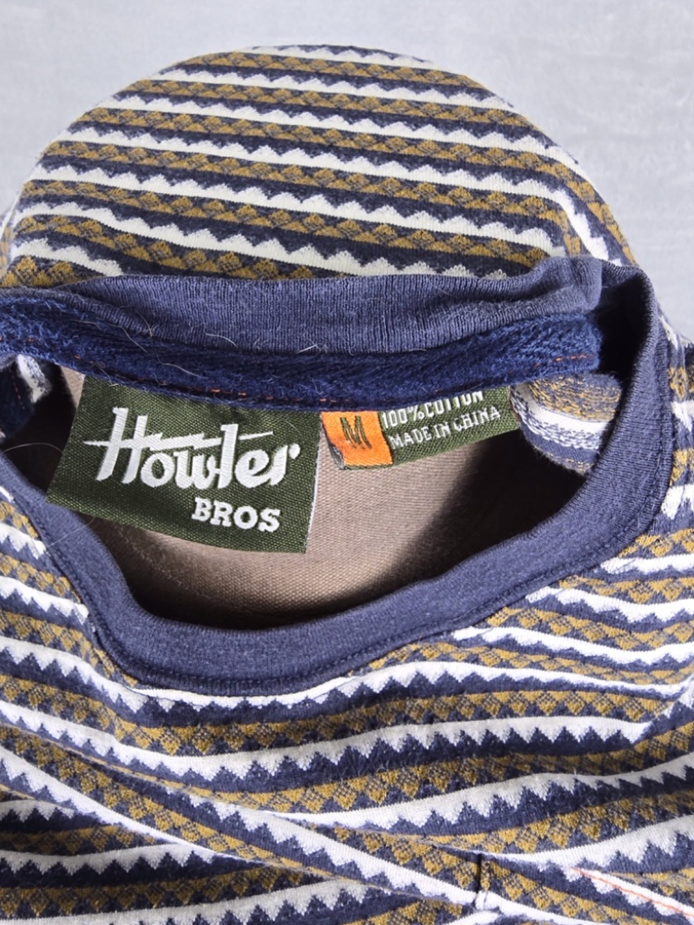 Howler Brothers Zuma Jacquard Stripe Pocket Tee M - Picture 5 of 7